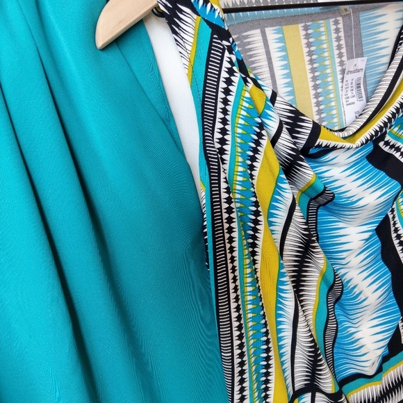 Dress Barn Two-piece pants set, Top (M)& Pants (8) - Picture 9 of 10